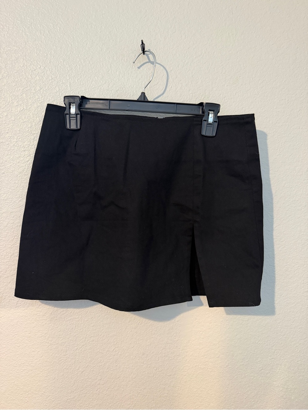 Urban Outfitters Black Mini Skirt with Front Slit